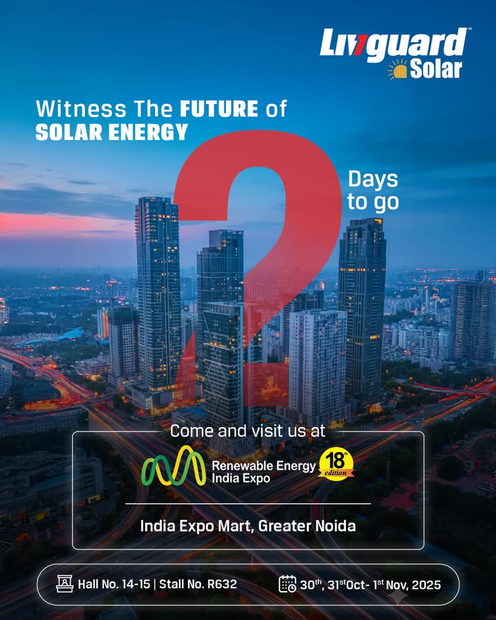 Just 2 days to go till you can step into the future Visit us at the Renewable Energy India Expo 2025 and watch the future o...