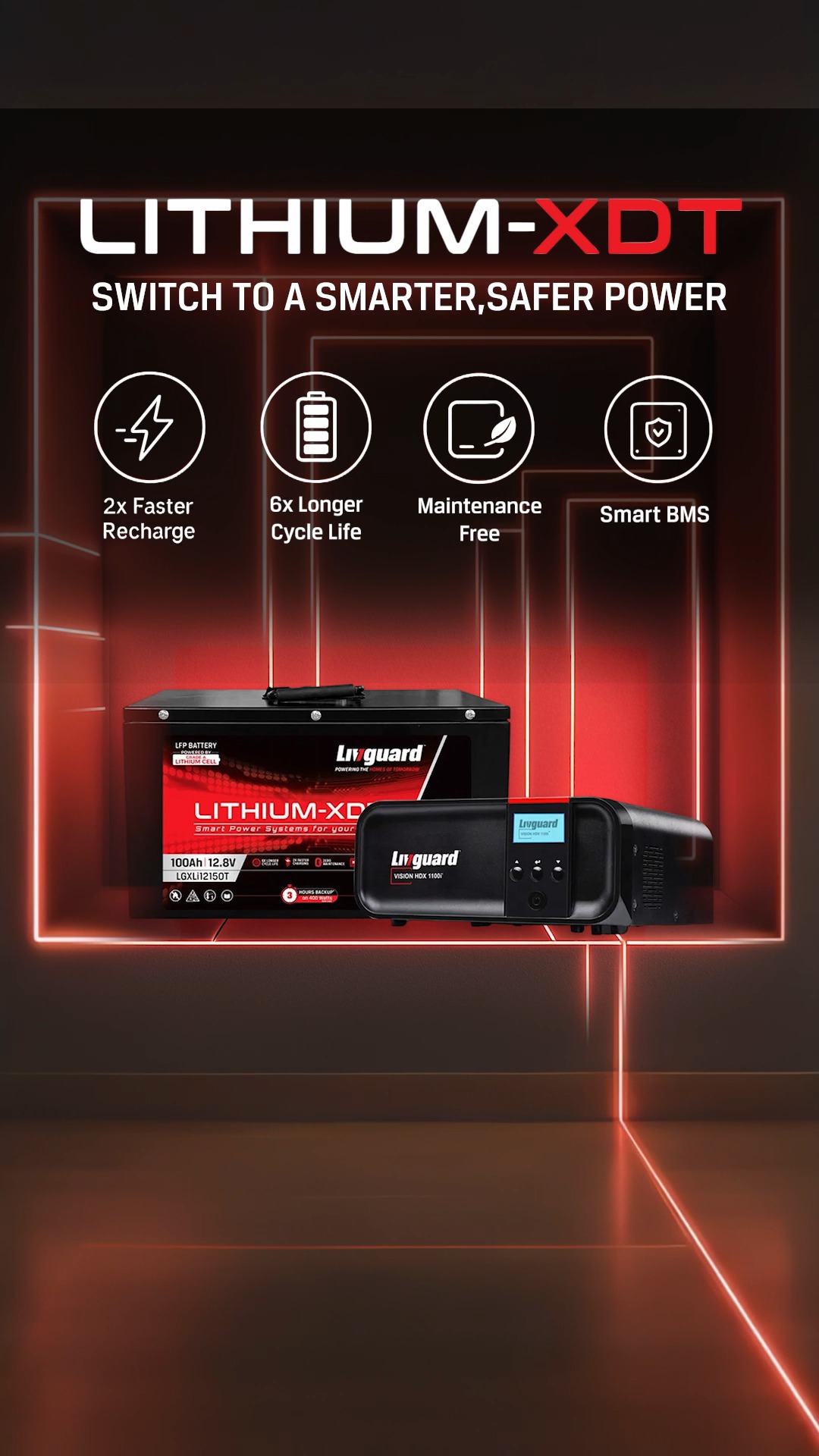 For those who love the good things in life, its time to switch to a smarter, safer power backup option