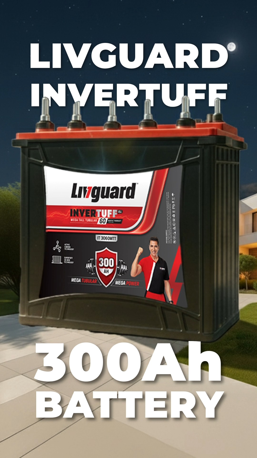 Introducing Livguard Invertuff 300Ah battery the tougher battery that lets you DO MORE