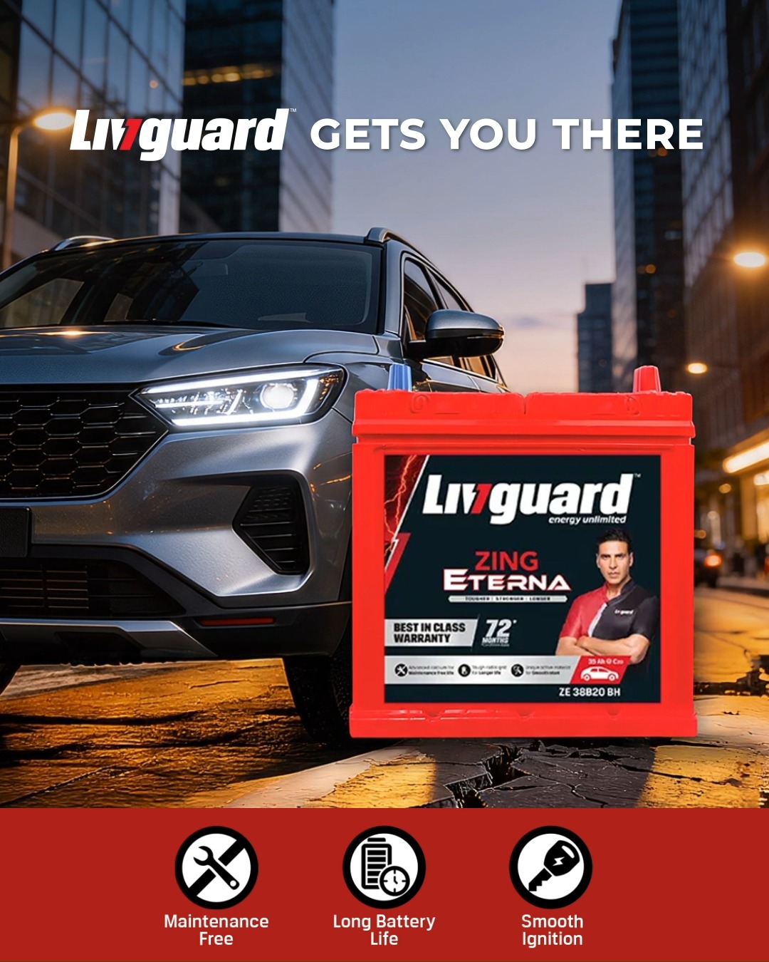 Let your vacations know no bounds with Livguard automotive batteries