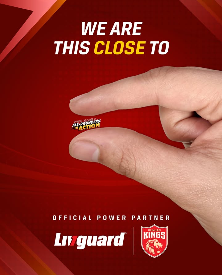 Youre this close to witnessing All Rounders Ki Power, on the cricket field Get ready for a thrilling match between Punjab K...