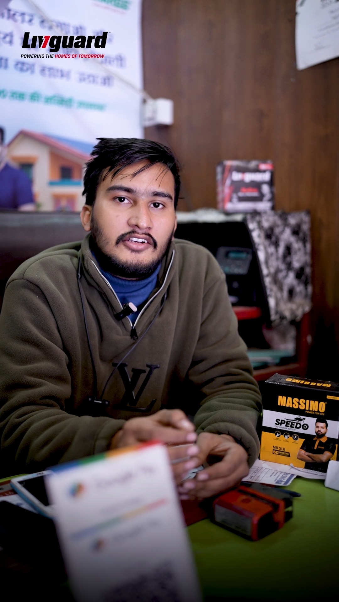 Kaif, proprietor of Central Trading, shares that his journey in the battery business began with Livguard