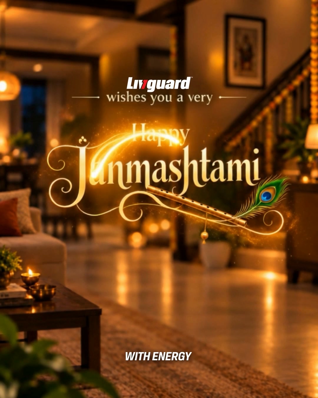 Where Krishnas footsteps arrive, joy follows. May they light up every home with warmth, hope and energy
