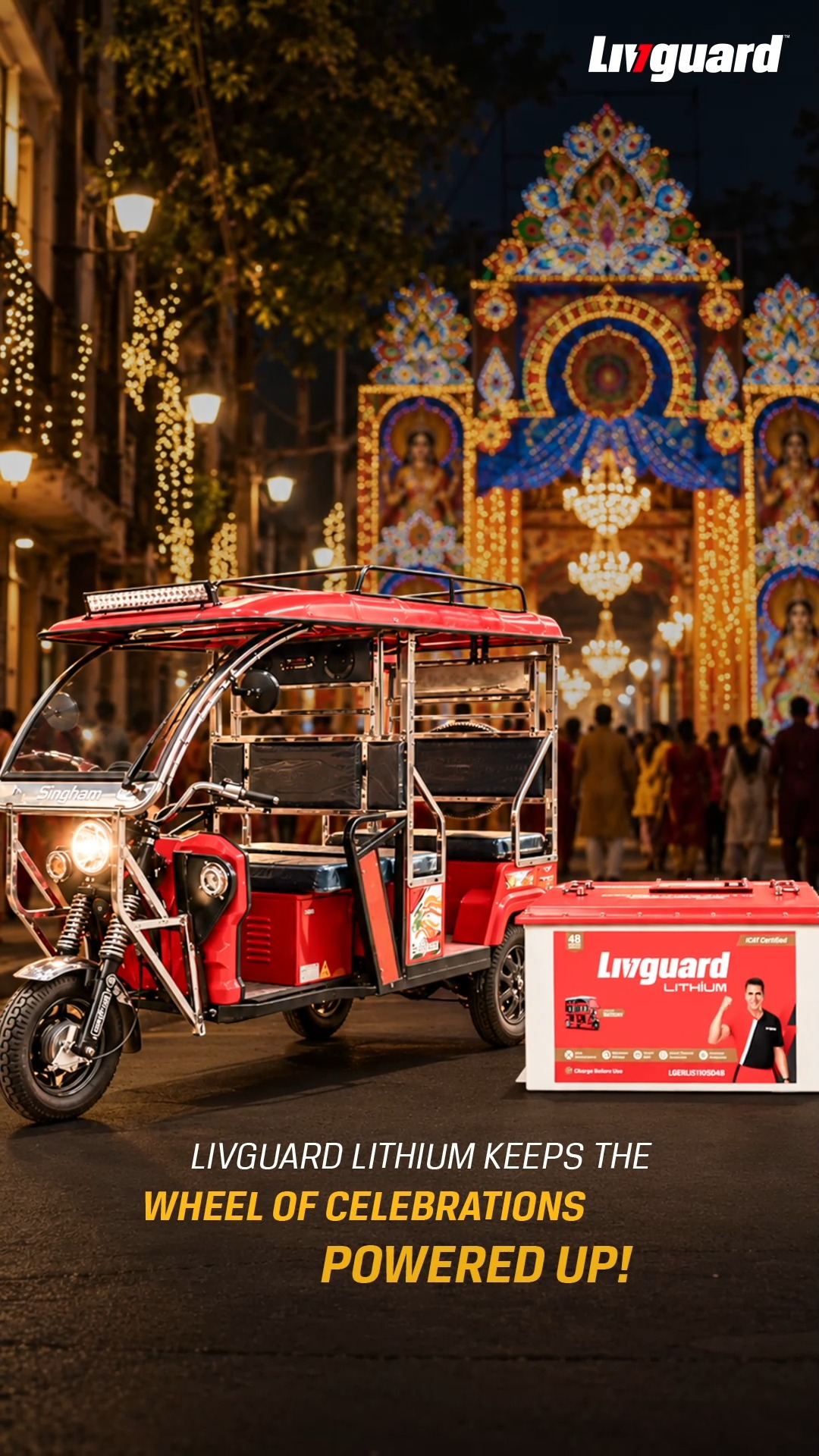 Every ride brings people together. Every street comes alive with Pujo