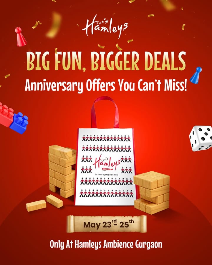  10 Years of Magic at Hamleys Ambience Gurgaon And the celebrations come with unmissable offers Buy 2 Get 1 ...