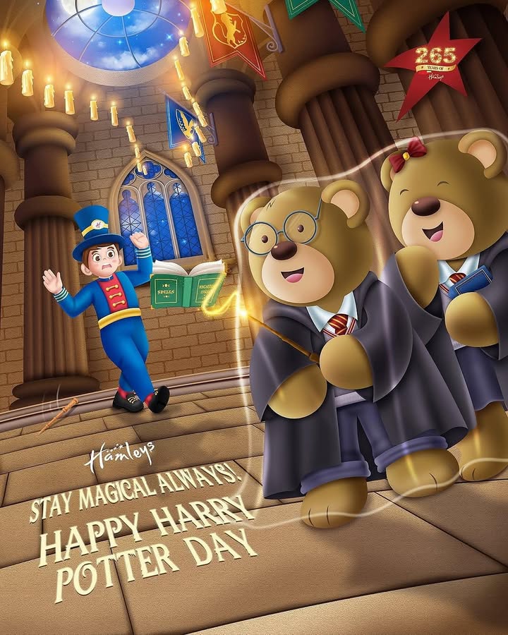 Wands out, hearts full, and just a little mischief Hamley and Hattie are here to wish you a spell tacular Harry Potter Day