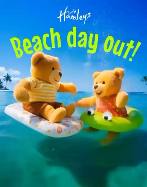Float into summer fun Hamley and Hattie made the most of their beach day with inflatable adventures, sandy creations, ...