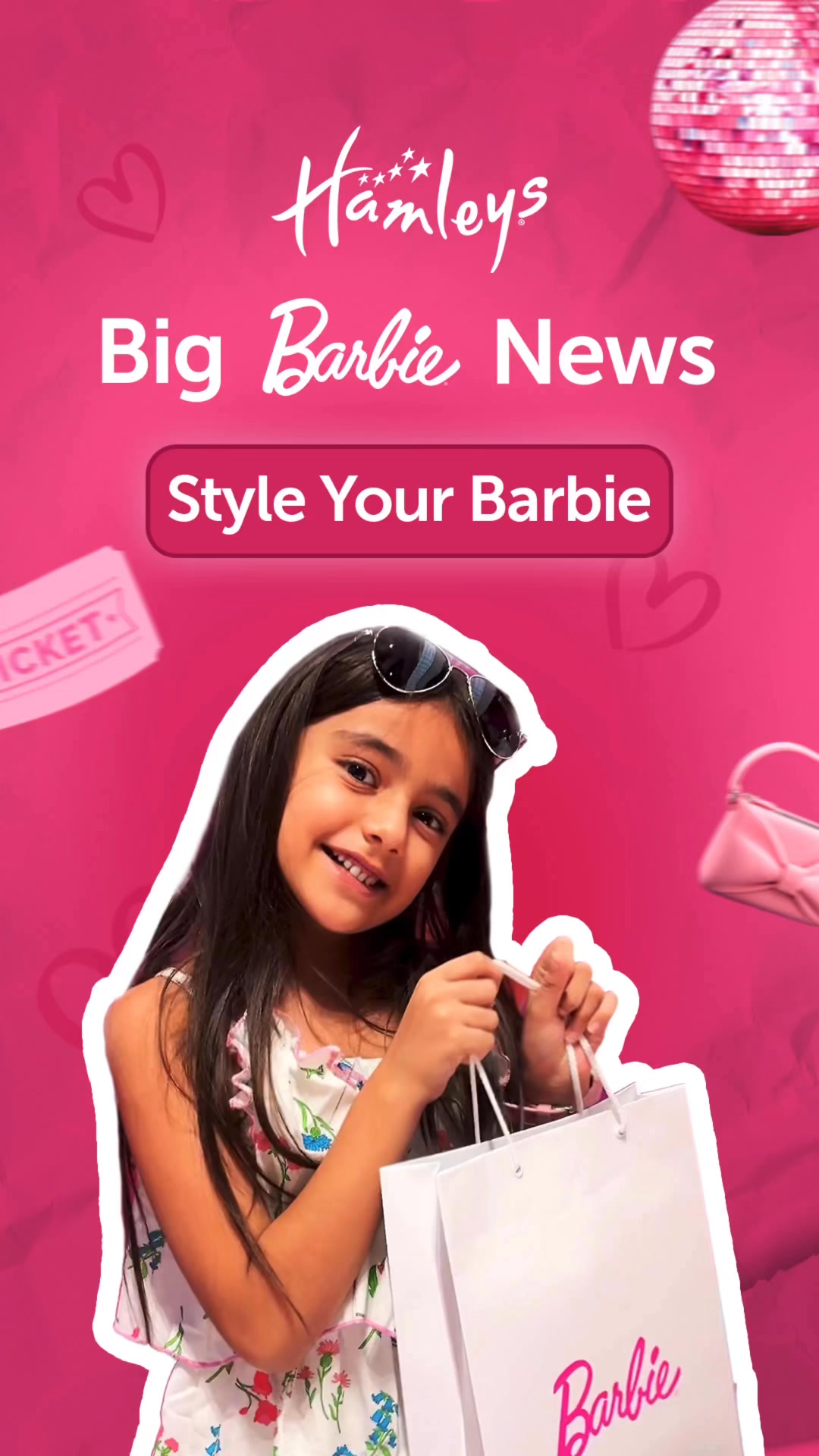 Style Your Barbie at Hamleys Buy any Barbie doll and unlock our styling station bags, heels, dresses jewe...