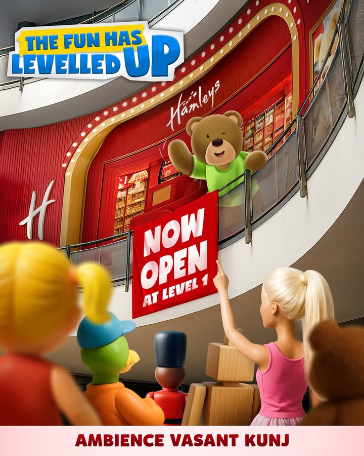 The magics just moved upstairs Hamleys is now open at Level 1, Ambience Mall, Vasant Kunj, in a brand new avatar filled...