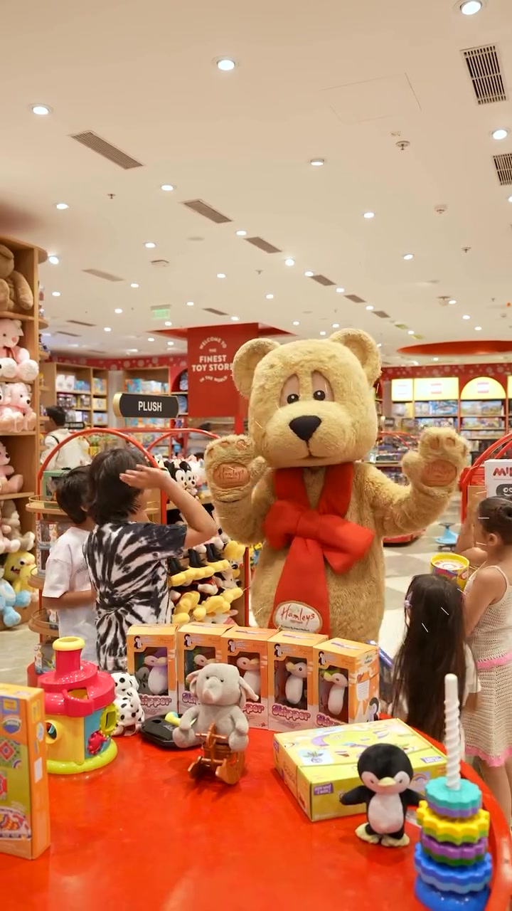 Hamley the Bear has got an idea find the brightest, happiest toys from the arts crafts wonderlandand share the...
