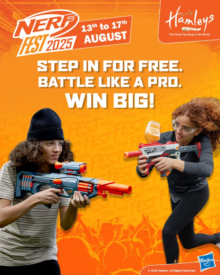 Unleash your inner champ no cost, all chaos Gear up and bring the battle heat NERF FEST is coming at you full blast fr...