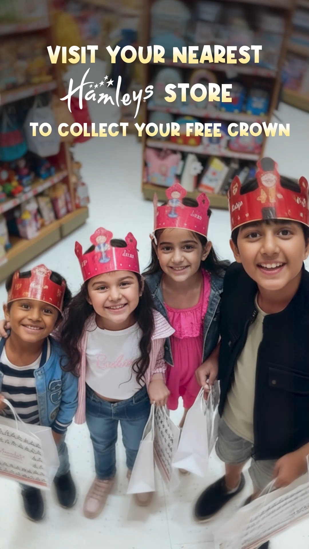 At Hamleys, every toy and every kid deserves a crown