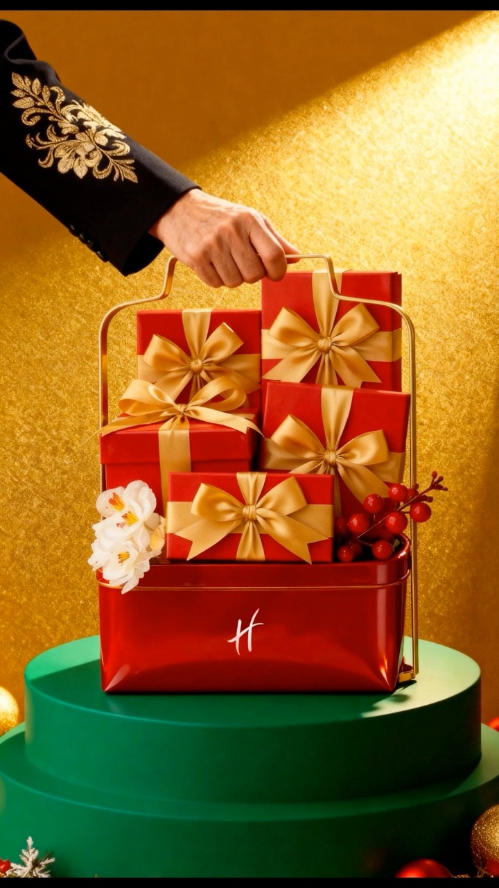 When the gift hamper looks this good You already know who it could be