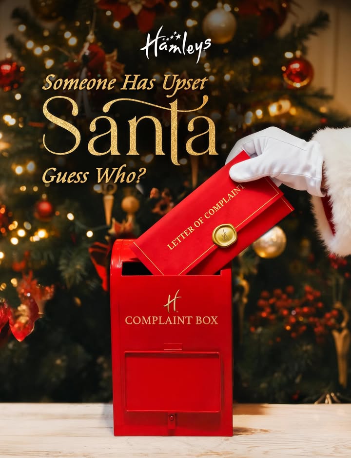 Looks like someone made it to Santas uh oh list