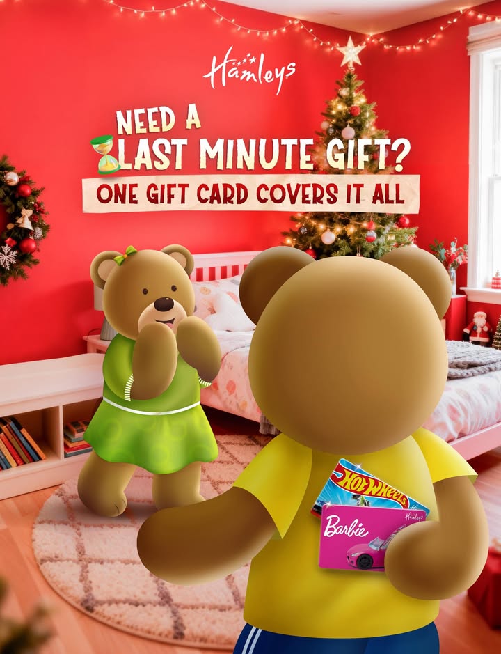 Still hunting for the perfect gift Give the joy of choice with a Hamleys Gift Card, the ultimate last minute surprise f...