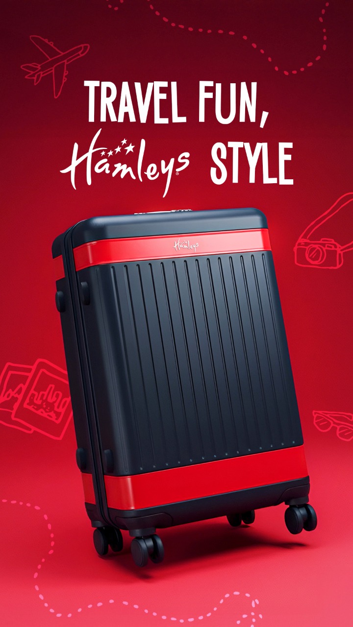 When your toy haul hits 9,999, your trolley bag comes along for just 999