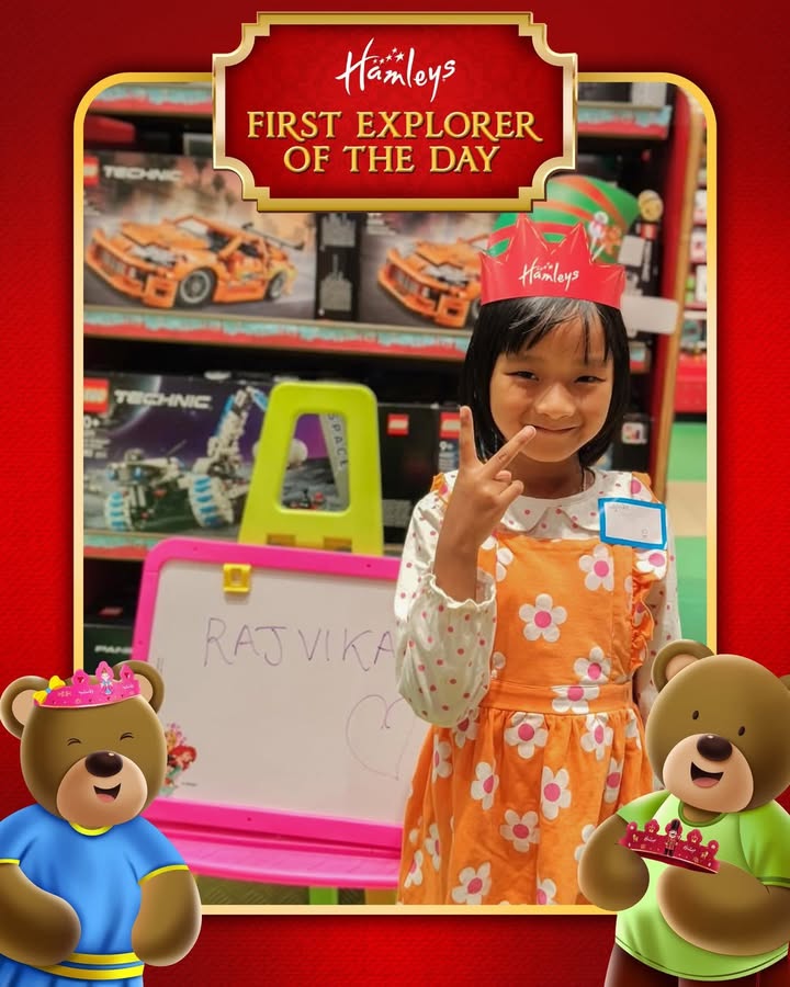  SmilesAtHamleys Every day has a first smile