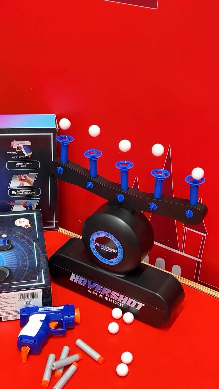 Ready, aim, let the fun begin. Set it up, take your best shot, and turn any room into your own indoor game zone