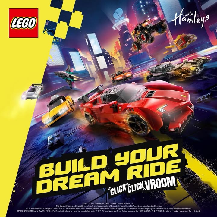 Build your dream ride with LEGO, one brick at a time