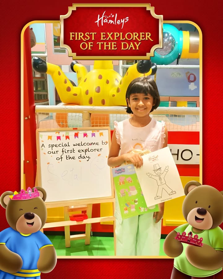  SmilesAtHamleys The early explorer catches the magic