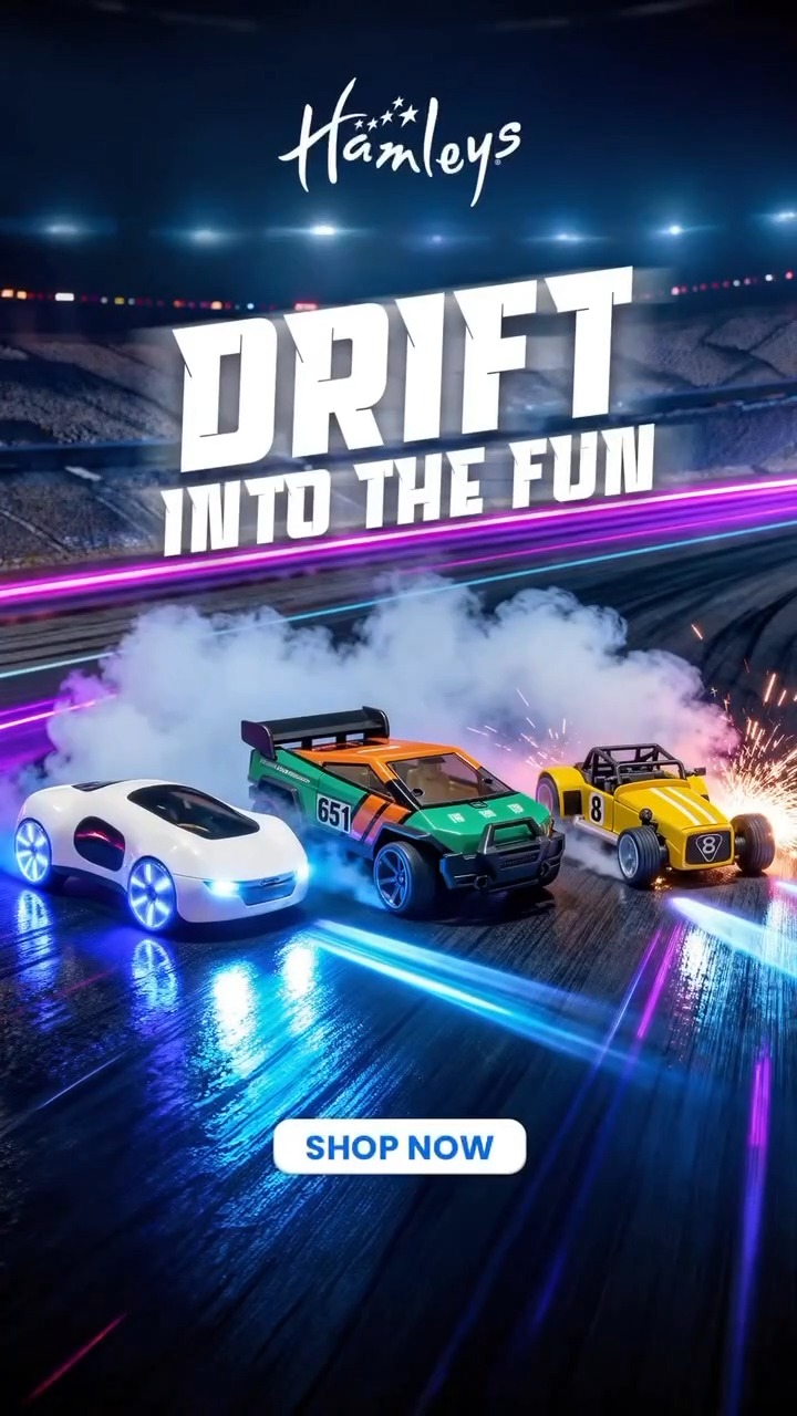 Sharp turns, smoky trails, and nonstop drifting fun