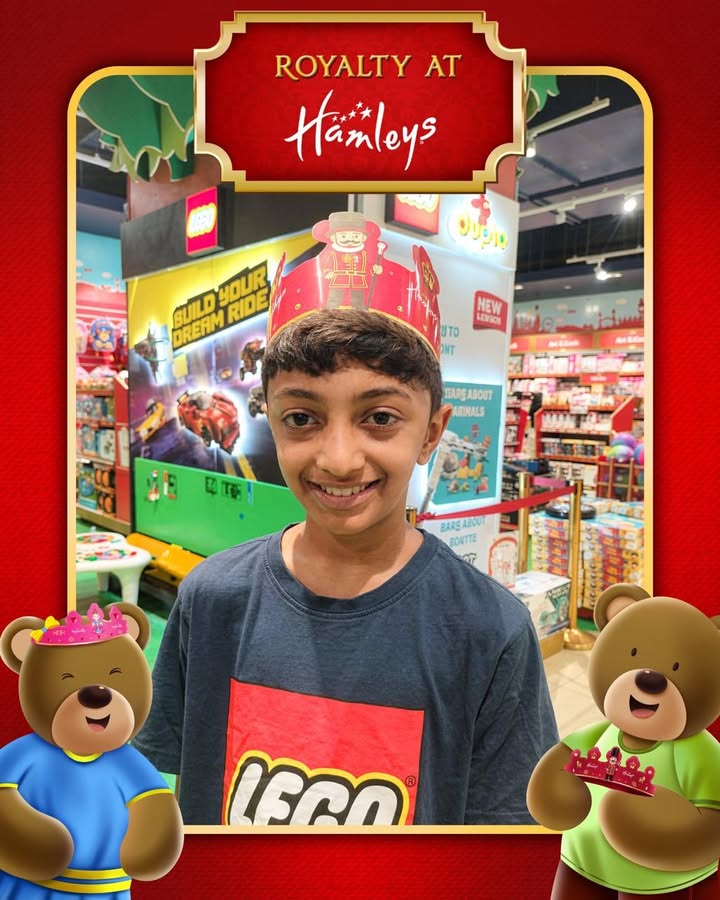  SmilesAtHamleys At Hamleys, sometimes all it takes is a little crown to make them feel like royalty