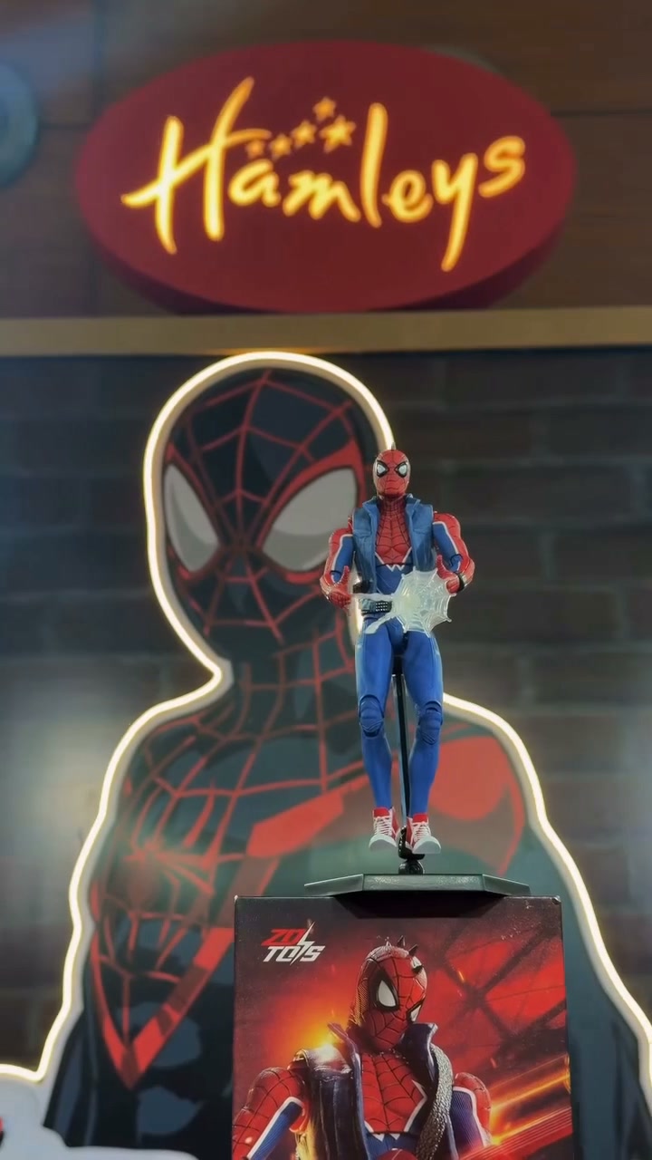 Straight out of the Spider Verse and ready to rock The ZD Toys Spider Punk action figure is here to bring absol...
