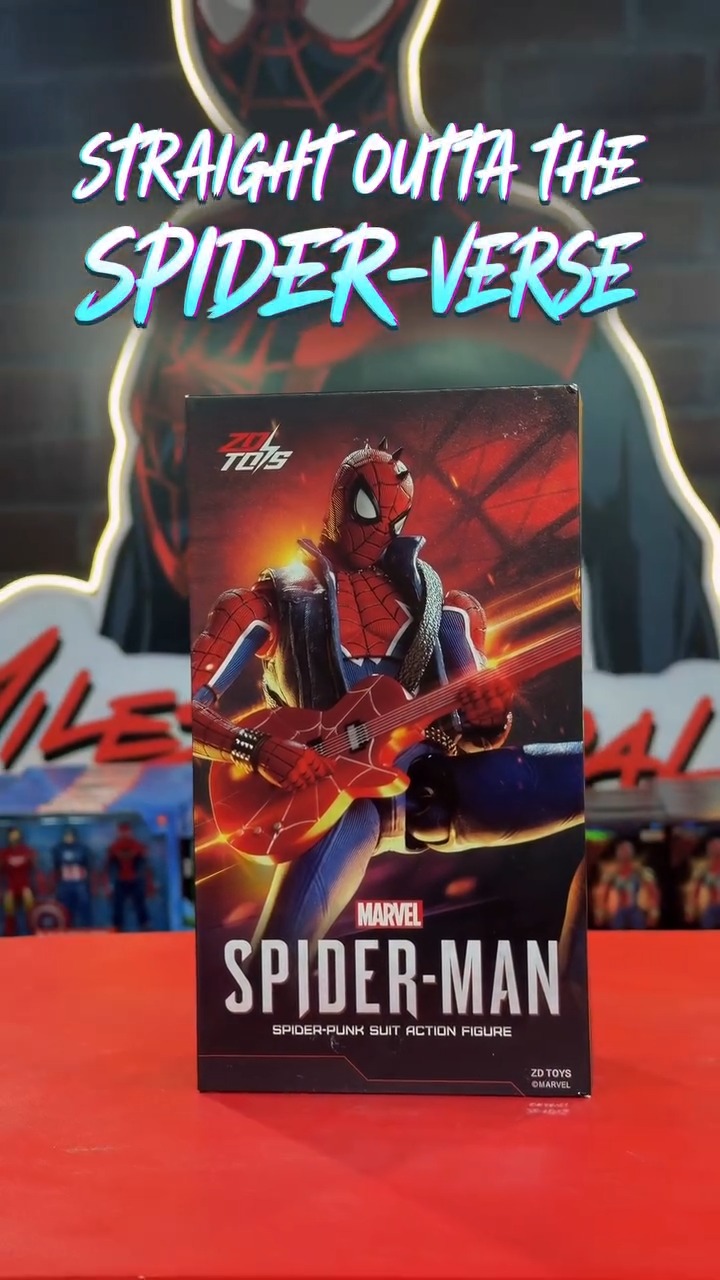 traight out of the Spider Verse and ready to rock The ZD Toys Spider Punk action figure is here to bring absolu...