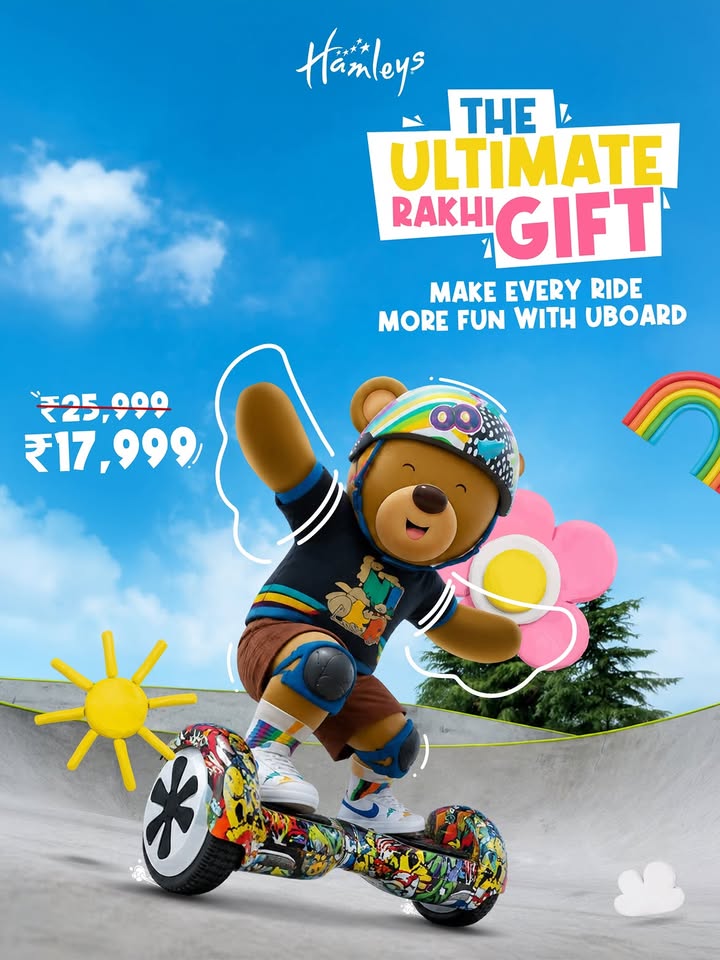 Level up your siblings gift. Make every outdoor ride ten times more fun with the sleekest Uboard in town
