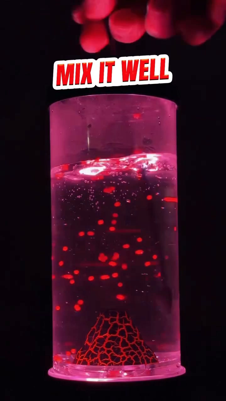 Bring home a little lava magic The RED5 Mini Volcano Lamp lights up your space with glowing red lava beads and a...