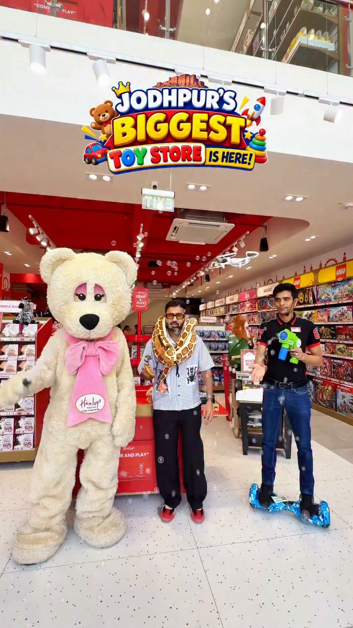 Comment Toys to get location in your DM Jodhpurs ultimate toy destination is finally here Hamleys has arrived in...