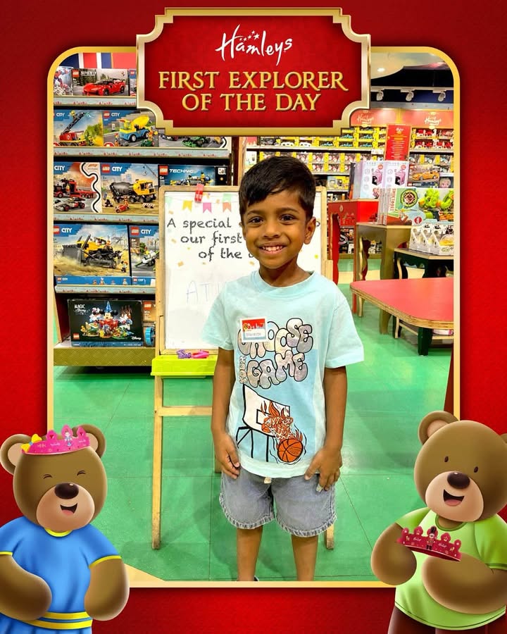 SmilesAtHamleys First in line, first to unlock total play mode Todays chief mischief maker just turned the key,...