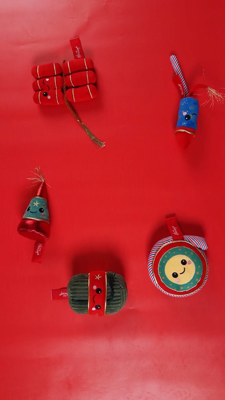 Watch them march right into their box Meet the Happy Sparks the softest Anaar, Rocket, Chakri, and Ladi plushies r...