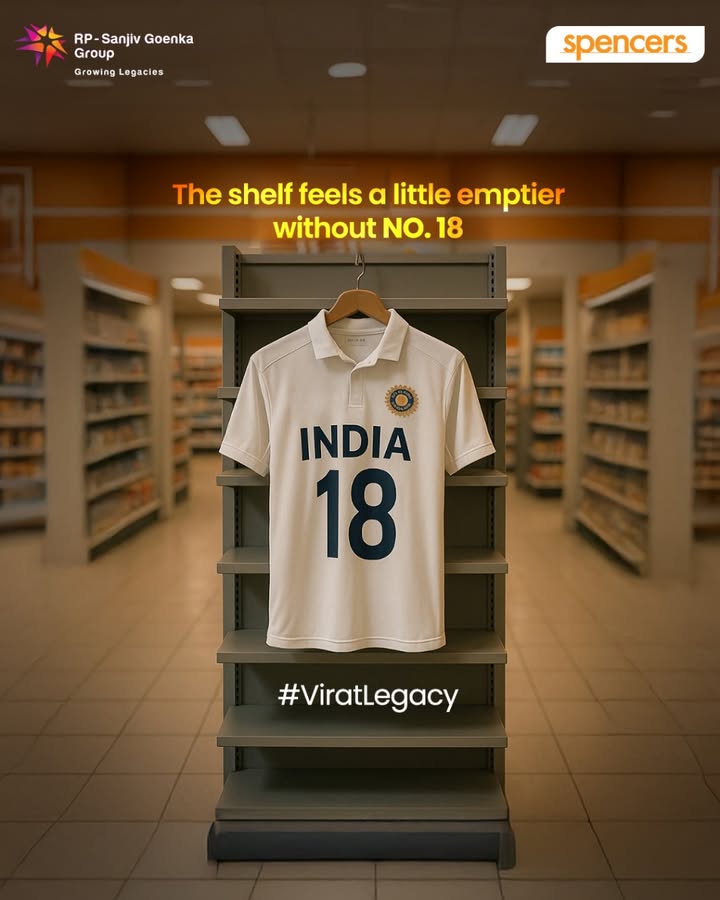 The era of records and relentless passion may have come to an end, but the deals and offers at Spencers are still going strong. Youll be missed, King viratkohli testcricket spencers The era of records and relentless passion may have come to an end, but the deals and offers at Spencers are still going stro...