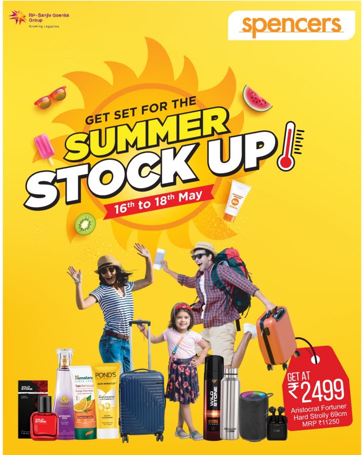 This summer just got hotter with sizzling deals on your daily essentials, only at Spencers Summerdeals Spencers offer deals essentials groceries snacks This summer just got hotter with sizzling deals on your daily essentials, only at Spencers Summerdeals Spencers offer ...