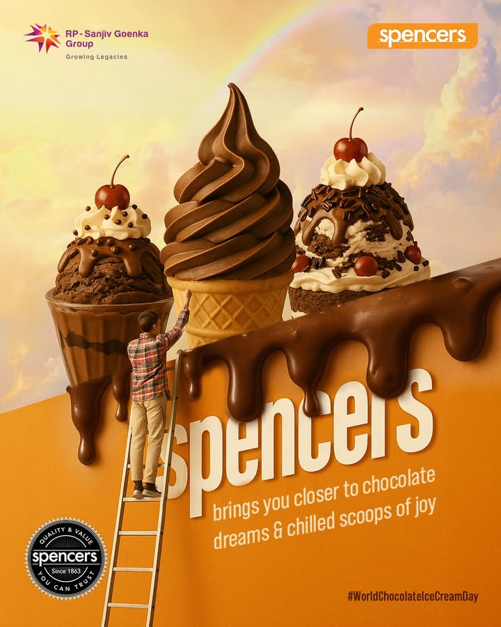 Its Chocolate Ice Cream Day, Permission to Drop Everything So hit pause on adulting and head to Spencers where your chocolate cravings meet crazy good deals on literally everything. 72 hours. Mega offers. Ice cream Its Chocolate Ice Cream Day, Permission to Drop Everything So hit pause on adulting and head to Spencers where your...
