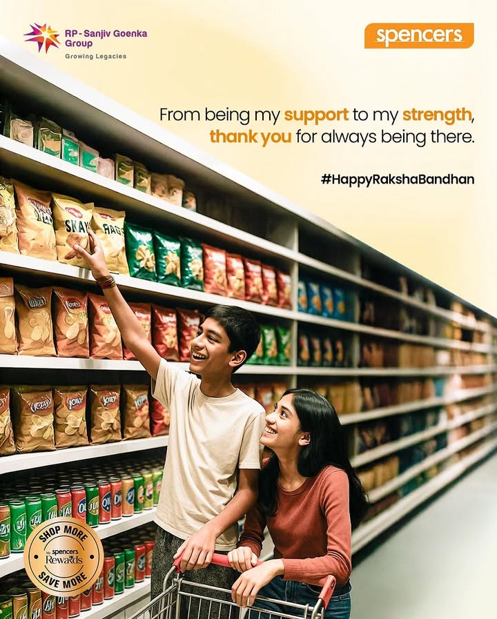 Some bonds are tied with love, laughter, and endless snack runs. This Raksha Bandhan, lets celebrate the sibling whos been your support, strength, and partner in every little adventure Some bonds are tied with love, laughter, and endless snack runs