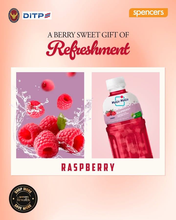 Freshly crafted Thai juices bursting with real fruit flavors. ThaiFoodFest, SpencersRetail, TasteOfThailand, FlavorFiesta ThailandFruitsAndFoodFiesta TasteOfThailand SpencersExperience Freshly crafted Thai juices bursting with real fruit flavors