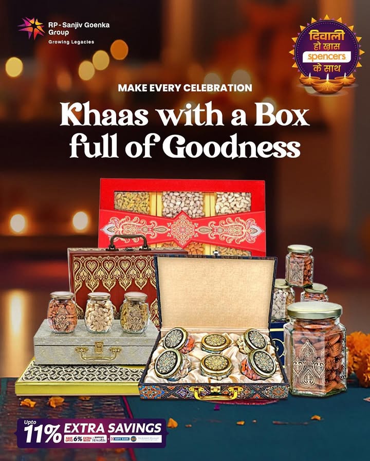 Diwali ho Khaas, Spencers ke saath Light up your celebrations with the finest dry fruits because festive moments deserv...