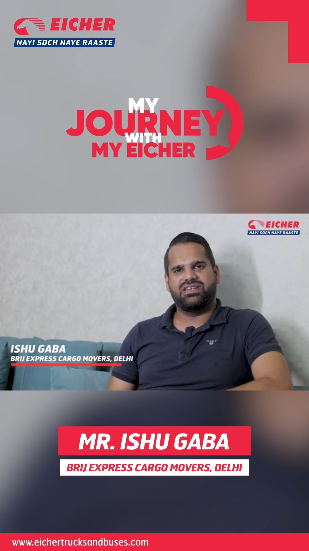  MyJourneywithMyEicher features Mr