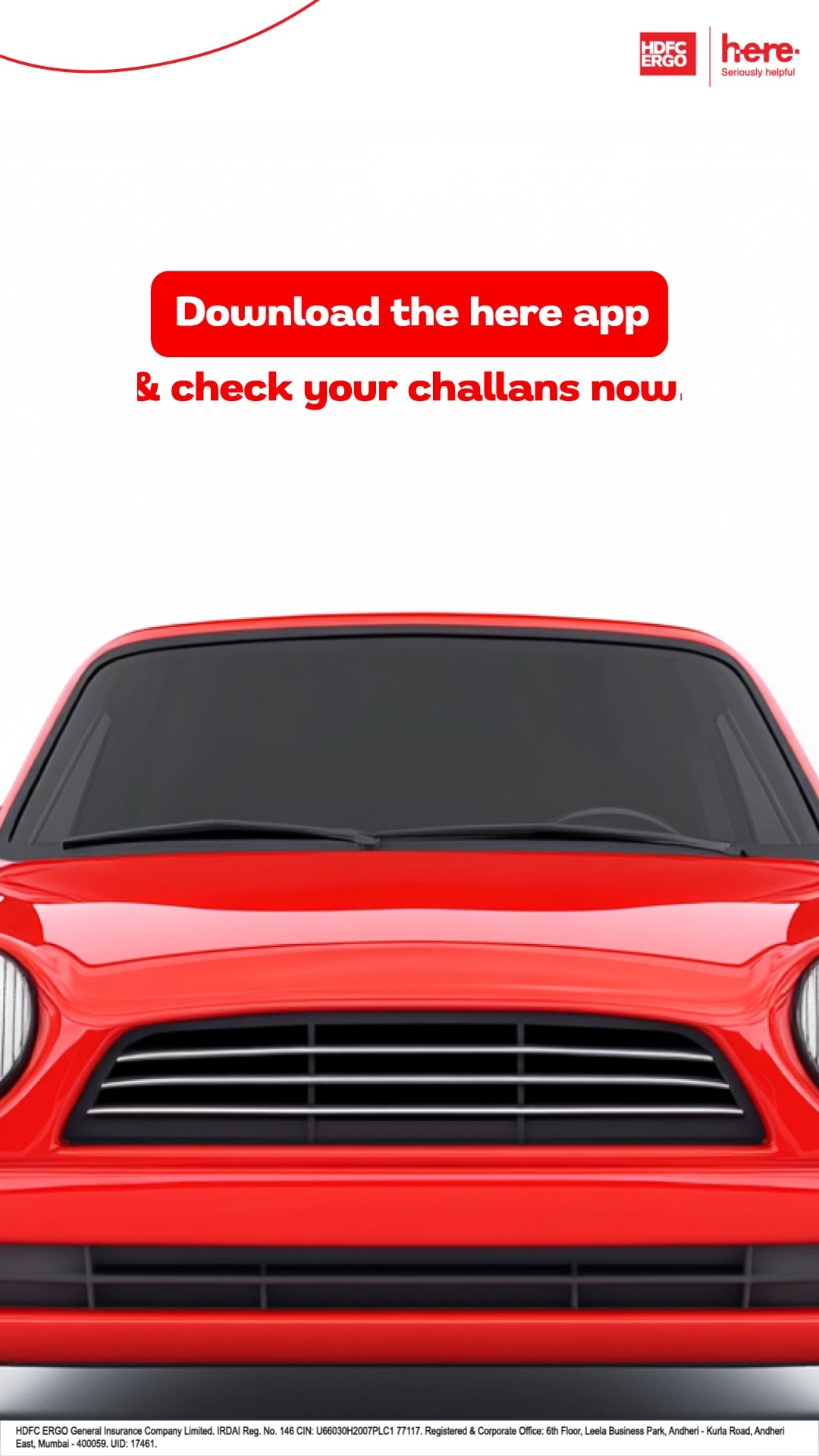Challans piling up Dont let them block your way. Check, clear, and drive stress free with Here App
