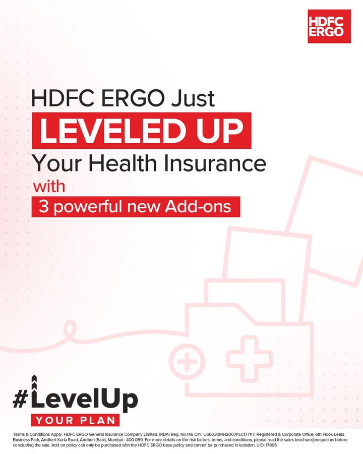 Introducing HDFC ERGOs powerful new health add ons built for today, ready for tomorrow