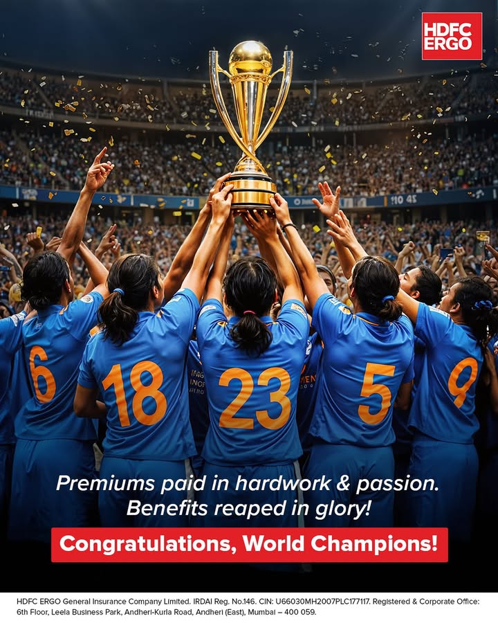 The Women in Blue Congratulations to our World Champions whove made India shine brighter than ever WomenInBlue...