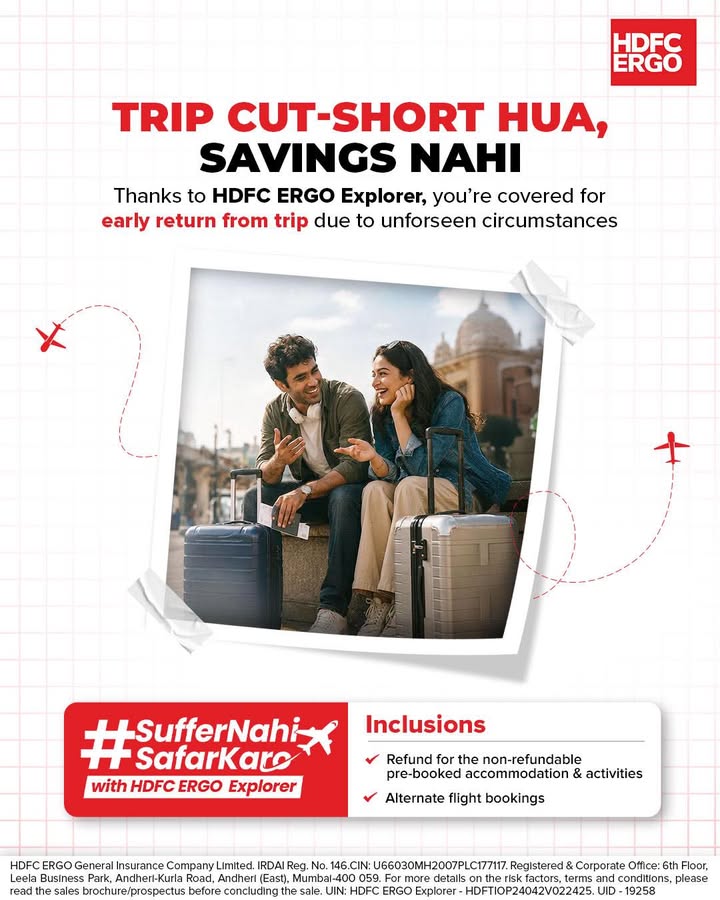 Trip cut short, but your peace of mind stays long. When plans change unexpectedly, your coverage doesnt