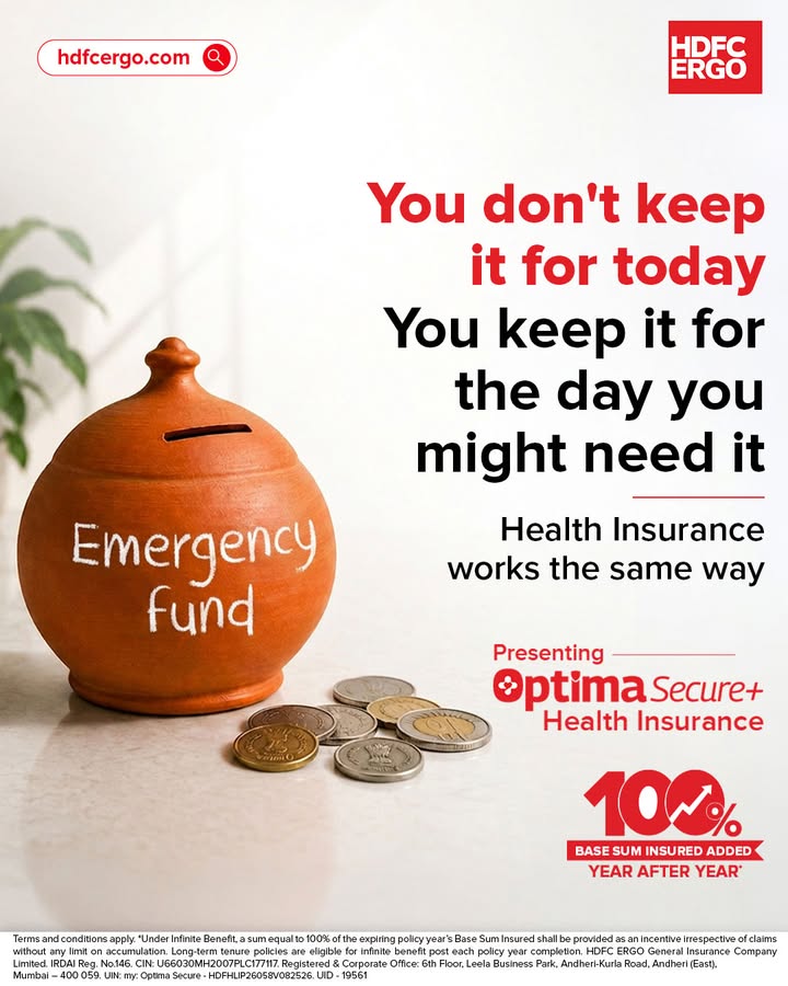 You dont build an emergency fund because you expect the unexpected tomorrow