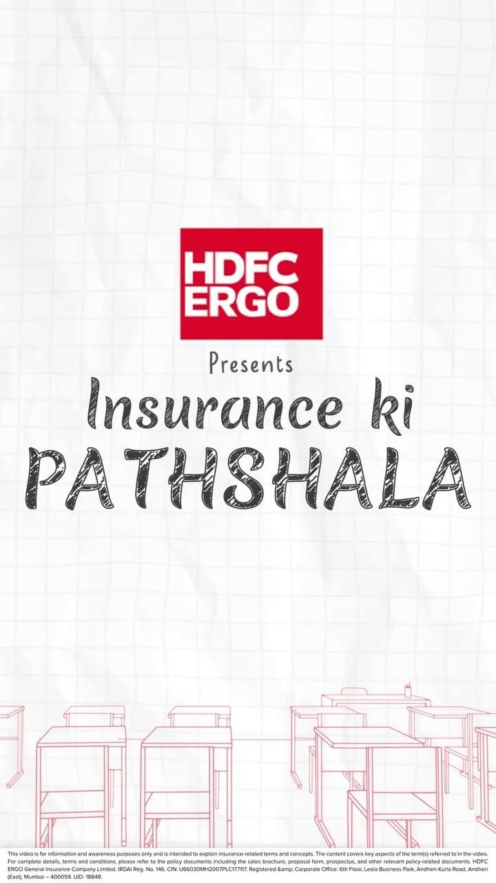  HDFC ERGO Insurance Ki Pathshala is LIVE Health Insurance terms can sound complicated, but understanding them doe...
