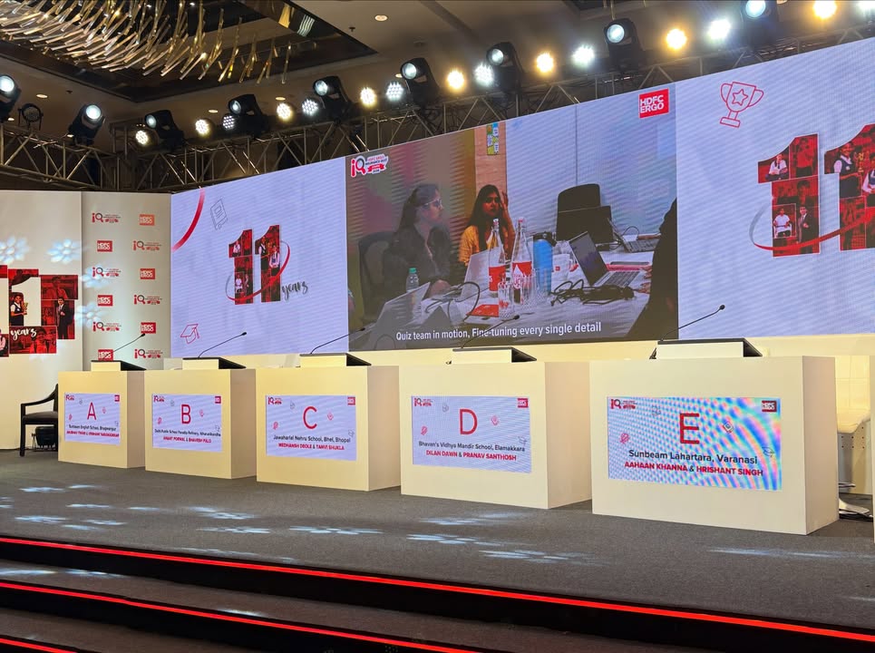 The wait is over. The stage is ready