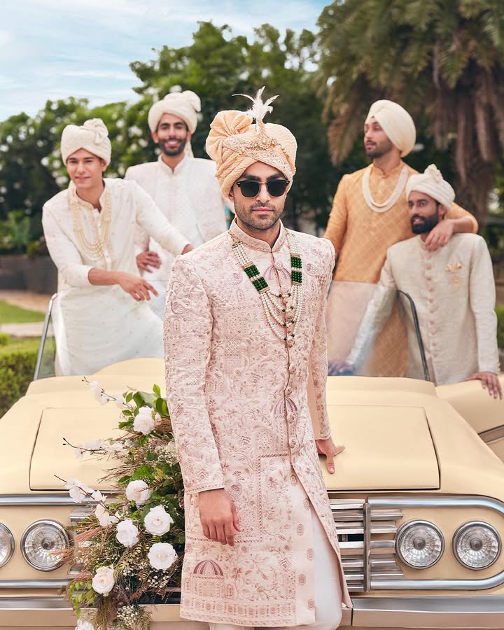 When the Baraatis pull up, dressed in their finest outfits, they turn everyones heads