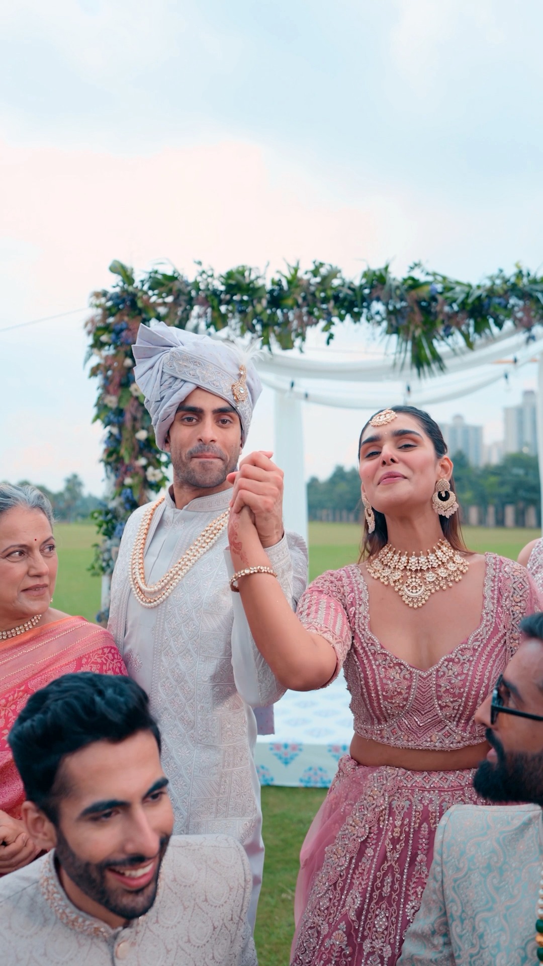 The garden, the glow, the fits everything about this day just feels right