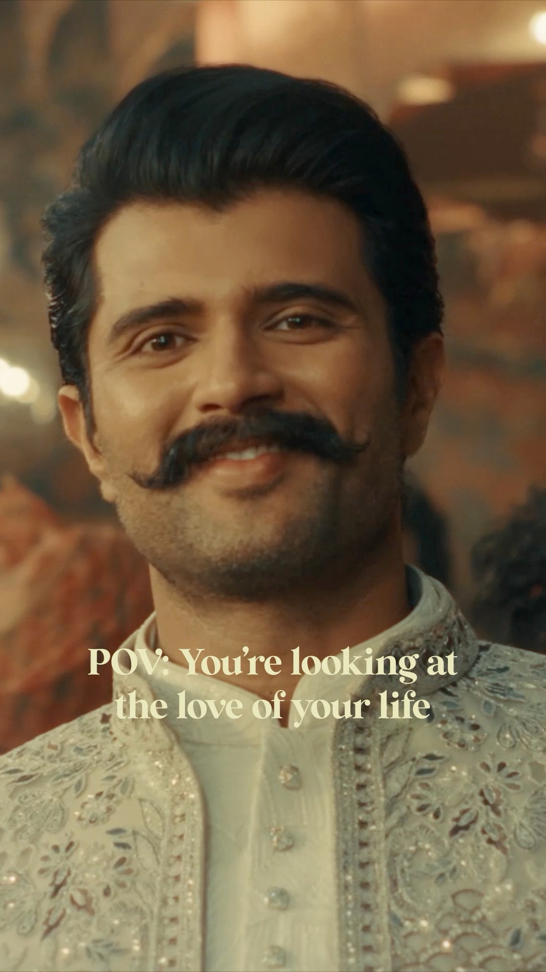 Sometimes love doesnt need words. Its just a quiet look that says everything